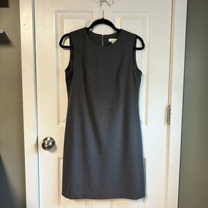 Calvin Klein Gray Sleeveless Sheath Dress (Workwear)